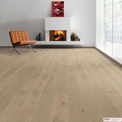 Паркетная доска Haro Дуб Песочно-Серый Универсал 539064 1-пол масло