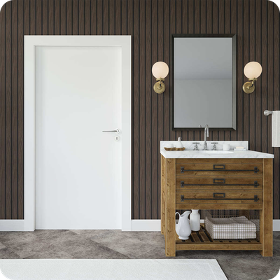 Декоративная стеновая панель Grace 3D RAIL Махагон