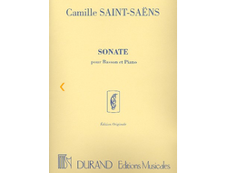 Saint-Saens. Sonate op.168: pour basson et piano