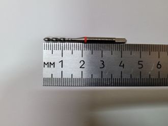 Метчик винтовой кобальтовый М2 (шаг 0.4 мм) HSS-E
