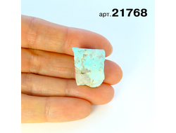 Бирюза натуральная (горбушка) Казахстан арт.21768: 4,6г - 20*17*9мм