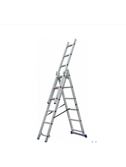Лестница алюминиевая трёхсекционная 10 ступеней SMARTY/SN011-310