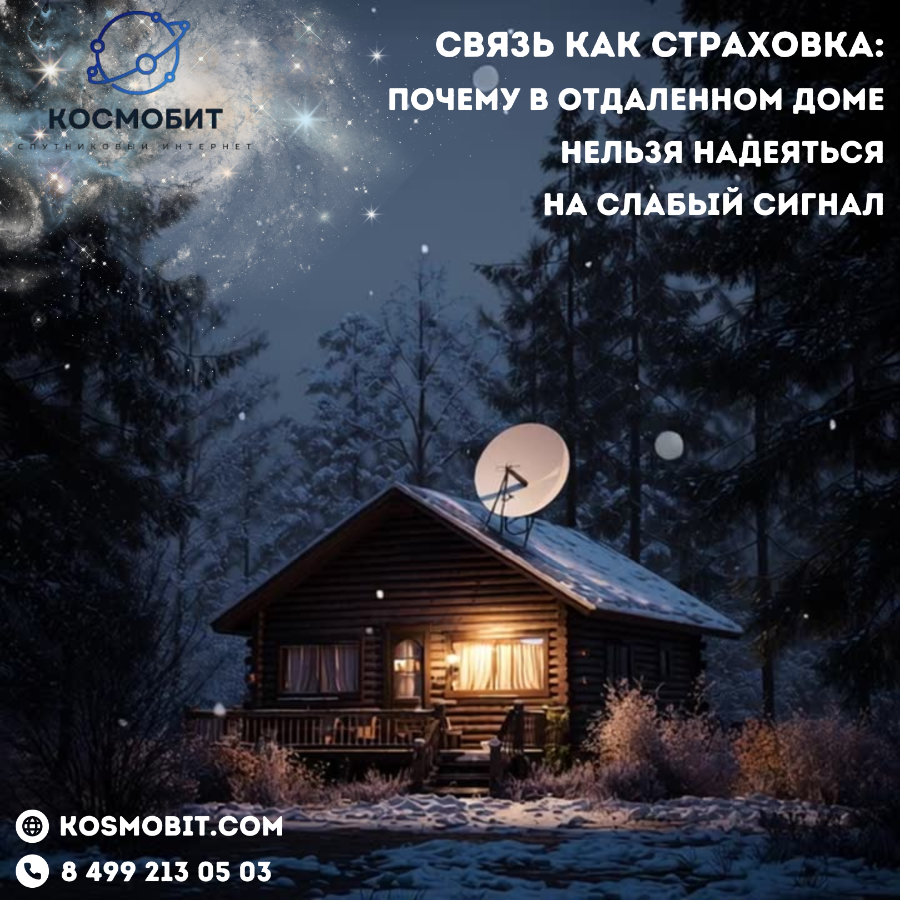 Cвязь как страховка: почему в отдаленном доме нельзя надеяться на слабый сигнал