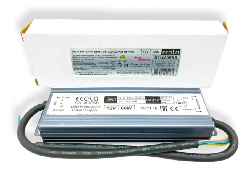 Влагозащищенный блок питания B7L060ESB Ecola