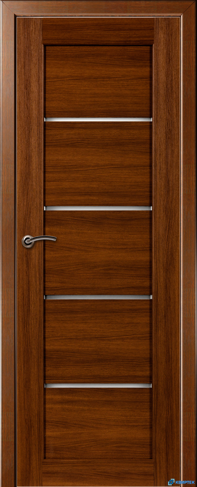 Дверь остекленная царговая ПВХ KAPELLI Connect CO4 Орех грецкий купить в Челябинске | КВИРТЕК