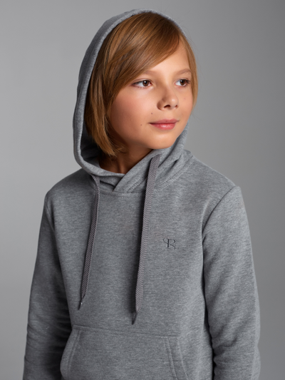 Утепленный детский спортивный костюм 12SKD-1475/2,светло-серый меланж