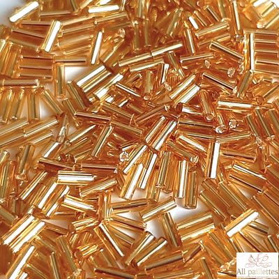 Бисер стеклярус 4х1,3 мм № 17020