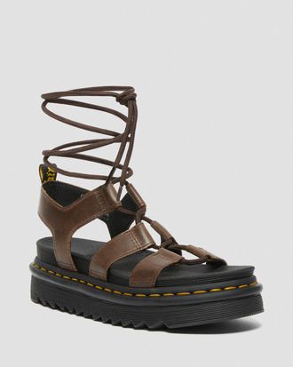 Dr. Martens Nartilla illusion leather gladiator sandals