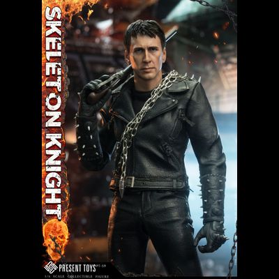 ПОСЛЕ ОБЗОРА - Призрачный Гонщик (Николас Кейдж, Ghost Rider) - Коллекционная ФИГУРКА 1/6 scale Skeleton Knight (PT-sp59) - PRESENT TOYS