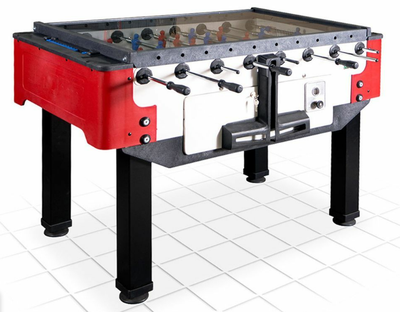 Всепогодный настольный футбол (кикер) «Storm F-3 family outdoor» (138x76x88 см, жетоноприемник) с защитным корпусом