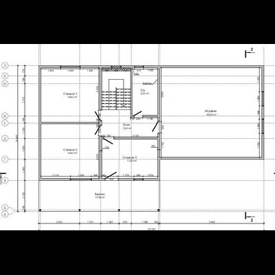 Одноэтажный каркасный дом с тремя спальнями 140м² (SK4)