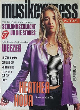 Musikexpress Sounds Magazine April 1995 Heather Nova, Иностранные музыкальные журналы, Intpressshop