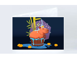 Обложка на зачетную книжку Капибара, Kapibara-san №18