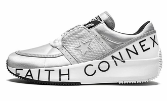 Converse Run Star Hike х Faith Connexion Low Top серебристые