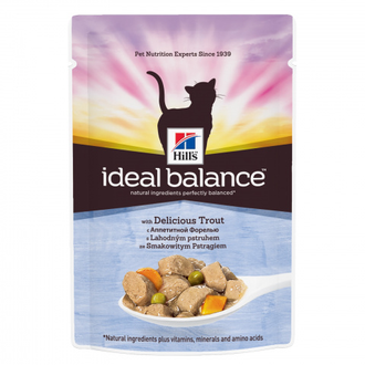Ideal Balance влажный корм для кошек, с аппетитной форелью, 85г