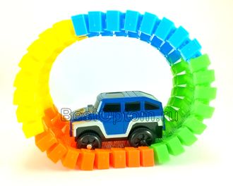 Игрушка машинка Stunt Track Car 56 PCS оптом (Magic Tracks)