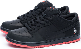 Nike SB Dunk Low Pro Black Pigeon x Jeff Staple с мехом