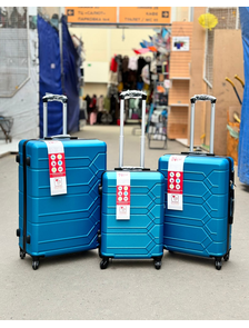 Чемодан большой Neyron ABS L голубой