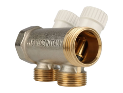 Коллектор STOUT распределительный 1", 2 отвода 3/4"ЕК (Арт. SMB 6851 013402)