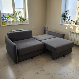 Диван МОНТИ 2 225 см темно-серый