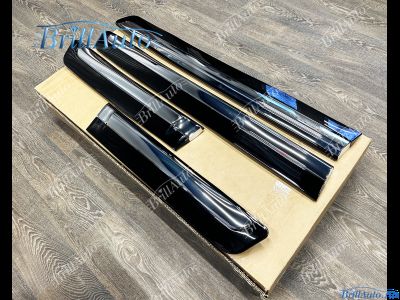 Молдинги Lexus LX 570 черные с хромом 2007-2015