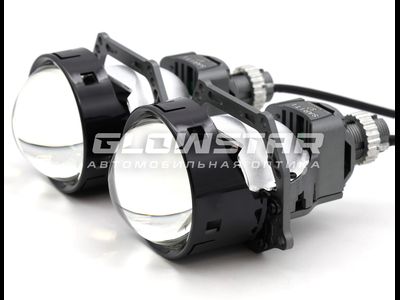 Билед модули Sariti S7 3.0 дюйма, 2 чипа, 5500К, 12V, 49W/58W, крепление 3R и съемное гаечное (комплект, 2шт)