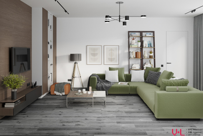 Кварцвиниловая плитка Damy Floor Family LVT Дуб Сильвер T7020-23-LVT