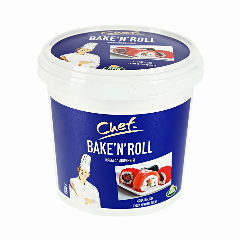 СЫР BAKE'N'ROLL CHEF Arla 1,5 кг сливочный творожный сыр для суши