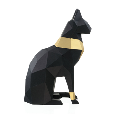 Papercraft набор для творчества "Кошка" - цвет черный - 1