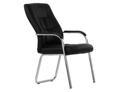 Кресло K-15 для посетителей и переговорных черный