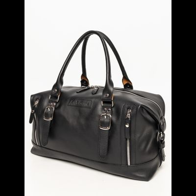 Кожаная дорожная сумка Ravenna Premium black (арт. 4047-51)