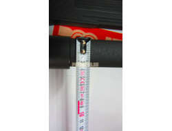 Пороги подножки "Luxe Black" 1450 мм для Chevrolet NIVA 2002-