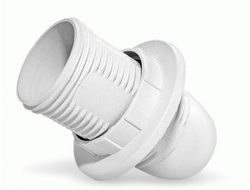 UNIVersal патрон E14 термопластик люстровый с кольцом белый 2А 250В 5560713