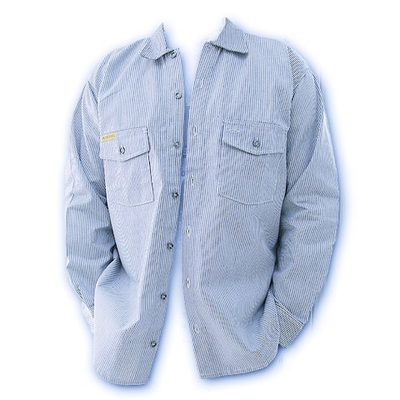 Рубашка Prison Blues® HICKORY WORK SHIRT [Пуговицы/Длинный рукав]