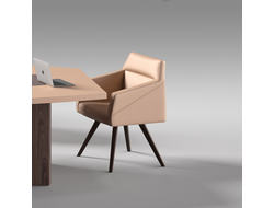 Стул офисный Rey на 4-х ножках с низкой спинкой купить в Алуште