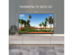 Телевизор OLTO 32ST20H  32"  HD Ready  Черный