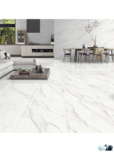 Керамогранит Laparet Calacatta Superb белый 60 х 120 см полированный