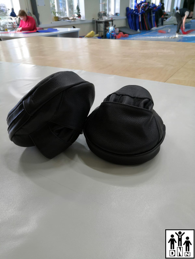 Лапы прямые боксёрские натуральная кожа