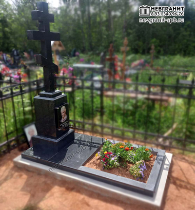 Элитный памятник НГ-253 с крестом маме