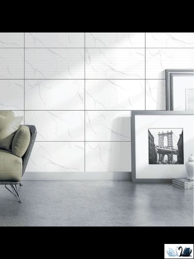 Плитка настенная Eurotile Hindi Luster 30x60 см матовая под мрамор с люстром