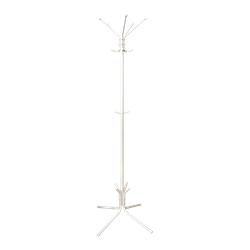 Вешалка для верхней одежды белая, разборная, 12 крючков. Тучков шоп.