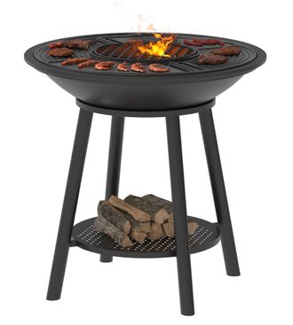 Чугунный Fantastic Grill Везувий ? 700 (чаша+подставка+плита Gurman ?700+крышка)