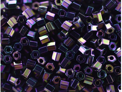 Toho Hexagon 85 Metallic Iris - Purple / Металлизированный Ирис - Пурпурный