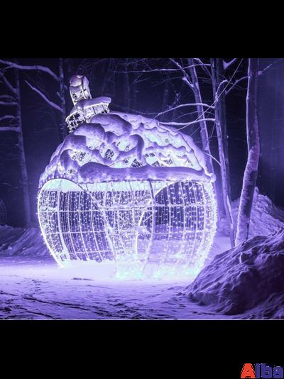 Светодиодная арка Праздничный елочный шар