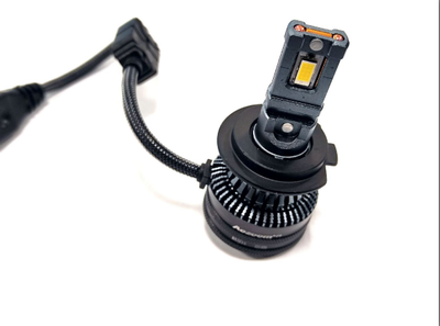 Светодиодные автолампы головного света Aozoom P9/H7 с вентилятором, 12V, 52W, 5500K, чип Korea WТ52 (2шт)