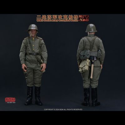 Комплект красноармейца в Берлине (с винтовкой) - Коллекционный КОМПЛЕКТ 1/6 WWII Soviet Army Occupied Berlin 1945 Accessories Set (BGM-005A) - BGM