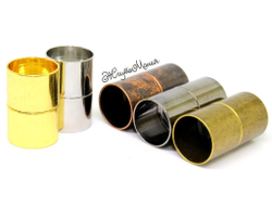 МАГНИТНАЯ ЗАСТЁЖКА "ЦИЛИНДР" -12мм - АНТИЧНАЯ МЕДЬ