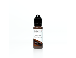 №5 ГОРЬКИЙ ШОКОЛАД Пигмент для татуажа бровей Etalon Mix (Эталон)