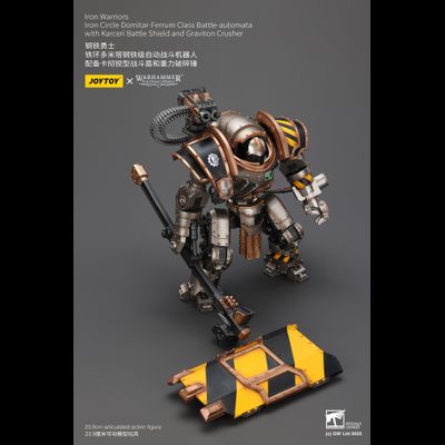 Автоматон Железного Круга Пертурабо (Warhammer Horus Heresy) - КОЛЛЕКЦИОННАЯ ФИГУРКА 1/18 Iron Warriors Iron Circle Domitar-Ferrum Class Battle-automata (JT02847) - JOYTOY