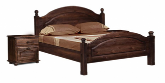 Кровать двуспальная "Лотос" Б-1090-11 (160), с/загл.